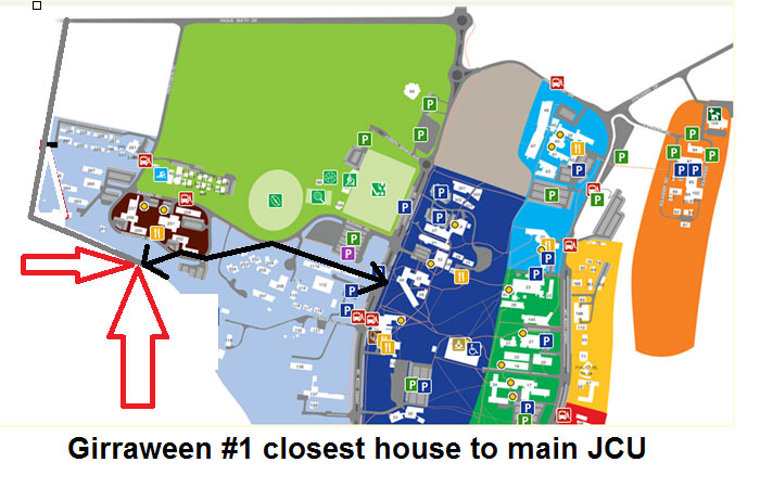James Cook Accommodation. Townsville University student accommodation.